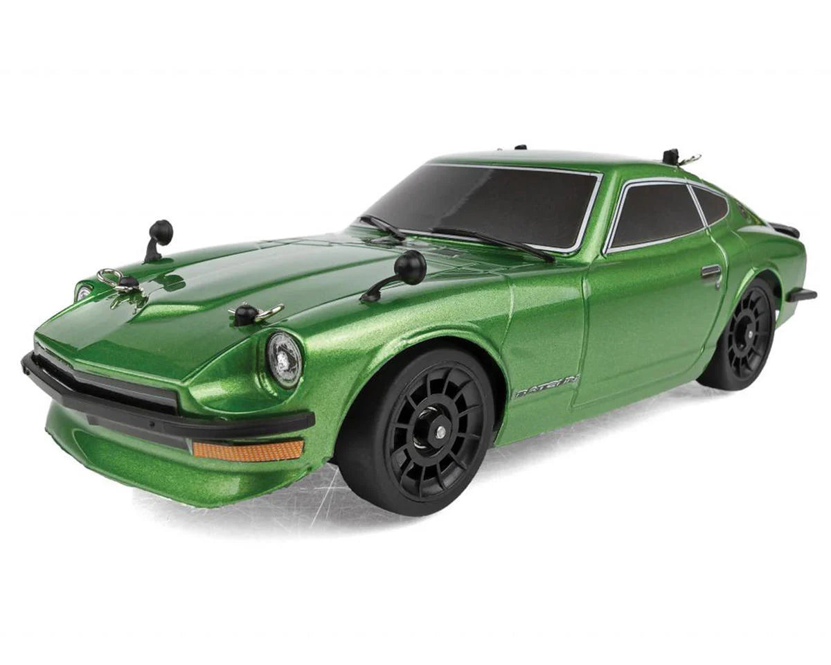 Team Associated SR27 Datsun 240Z 1/27 RTR Electric 2WD On-Road Touring Car (GREEN}