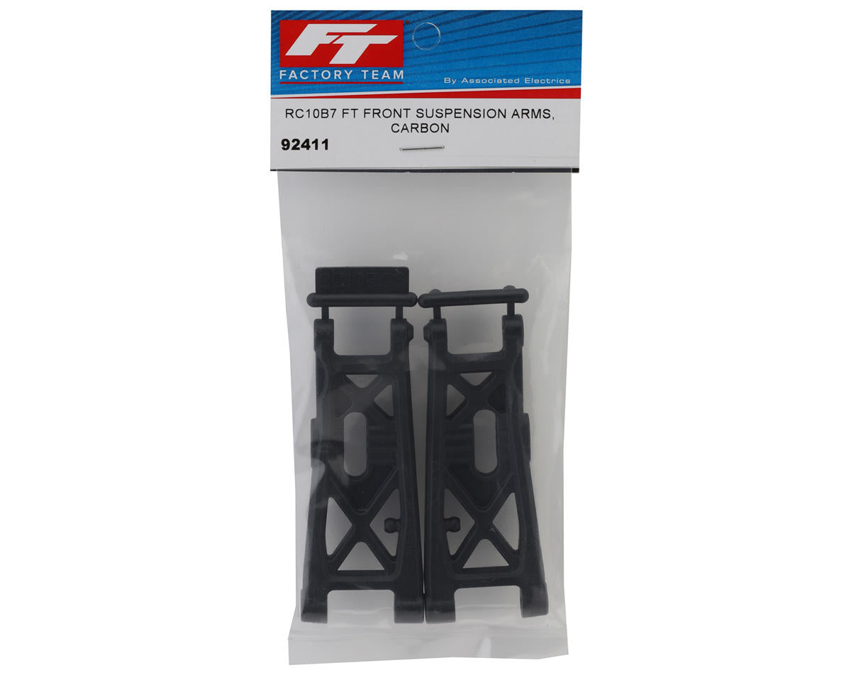 RC10B7 Factory Team Carbon Front Suspension Arms (2)