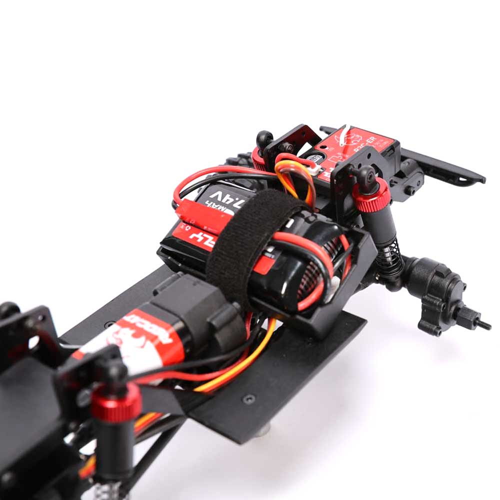 Redcat Ascent-18 RC Crawler - 1:18 Brushed Electric Rock Crawler (RED)