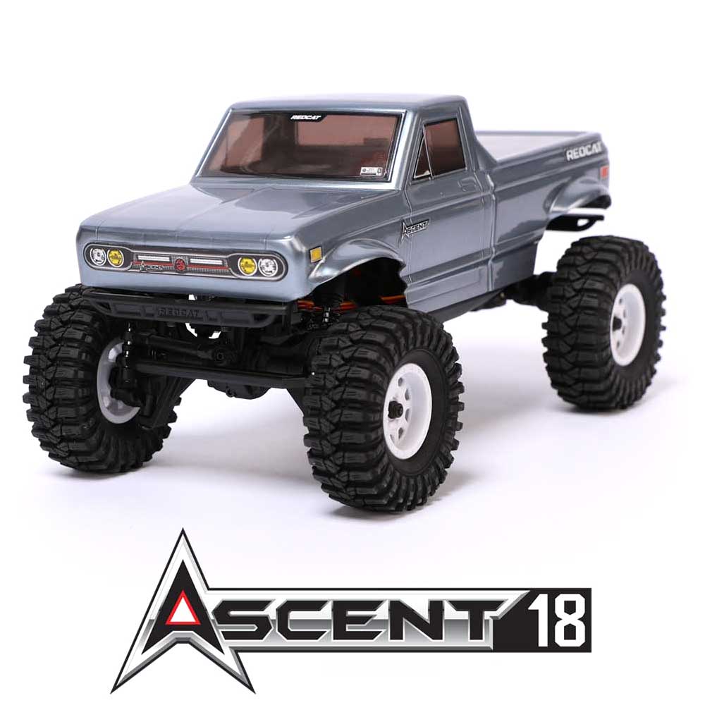 Ascent-18 RC Crawler - 1:18 Brushed Electric Rock Crawler (GRAPHITE)