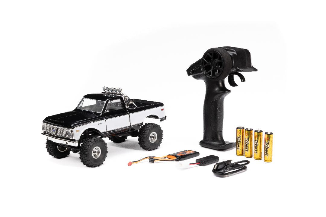 1/24 SCX24 1971 Chevrolet C10 4WD Truck RTR - Black