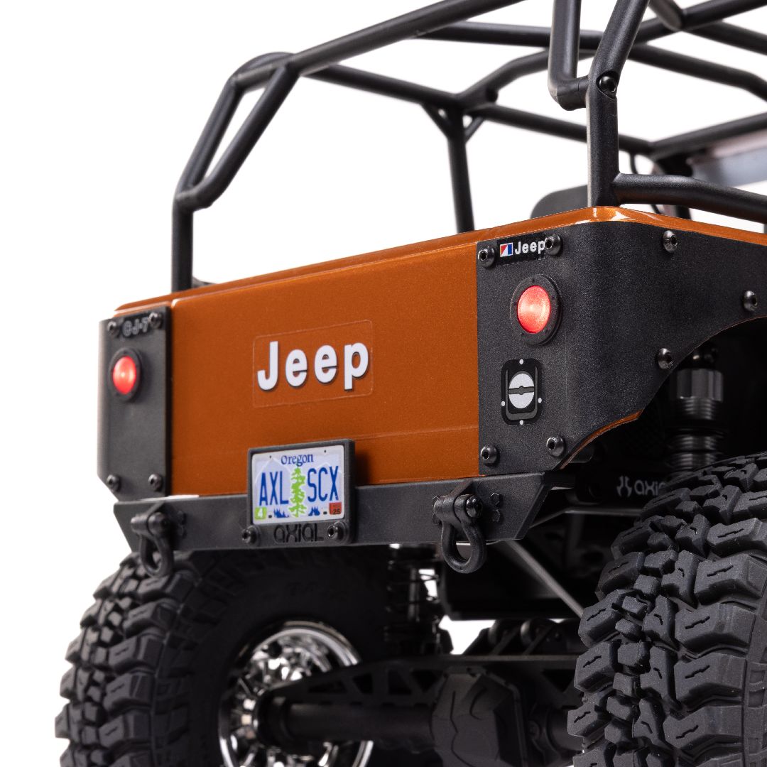 1/10 SCX10 III Jeep CJ-7 4X4 RTR Brushed Crawler - Copper