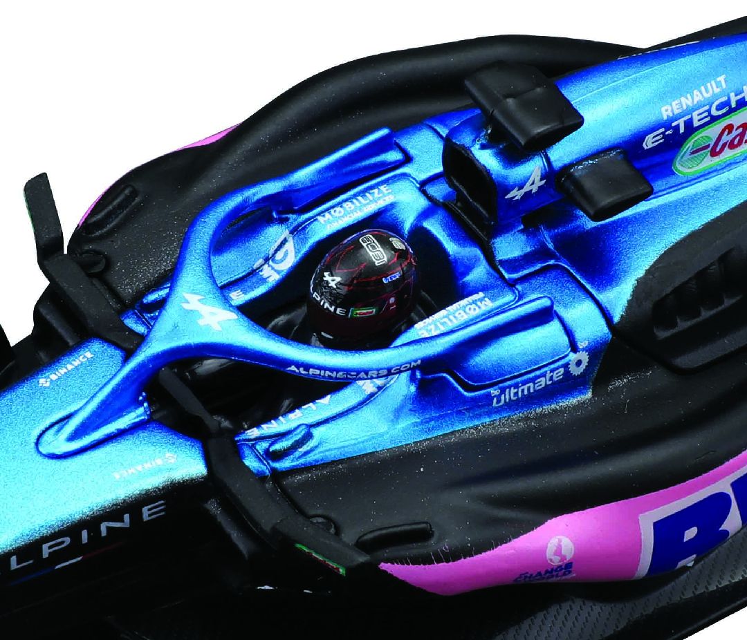 Bburago 1/43 Race BWT Alpine F1 Team A523 (2023) w/ driver (Gasly #10)