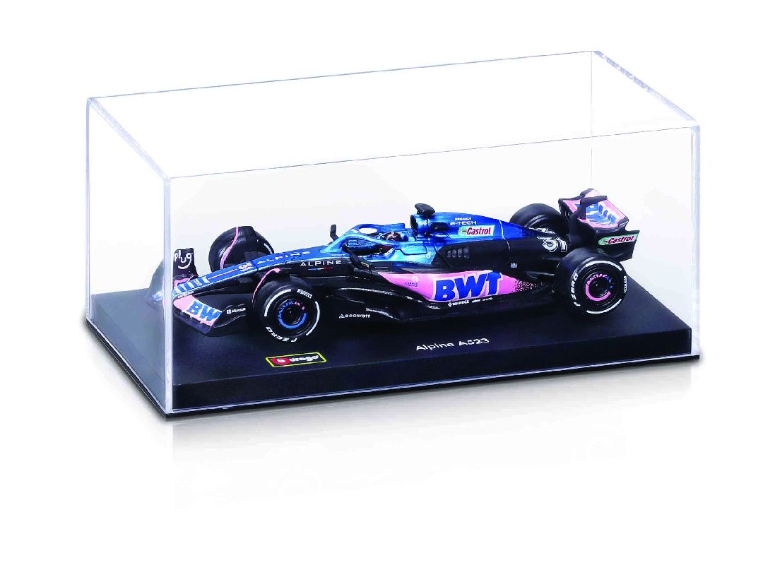 Bburago 1/43 Race BWT Alpine F1 Team A523 (2023) w/ driver (Gasly #10)