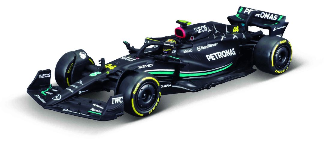 1/43 Mercedes-AMG W14 (2023) w/ driver (Hamilton #44)