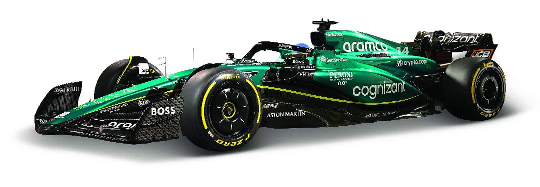1/43 Aston Martin AMR23 (2023) w/ driver (Alonso #14)