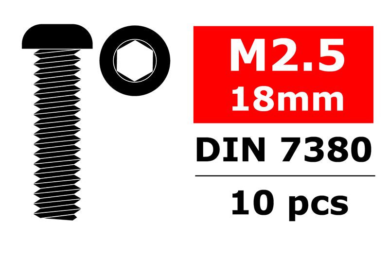 M2.5 x 18mm Screws