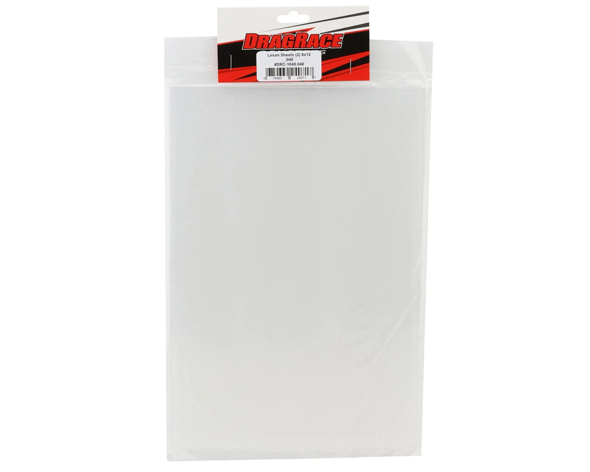 Clear Lexan Sheets (2) (8x12mm) (.040mm)