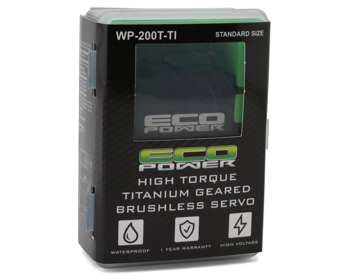 WP200T-TI Waterproof High Torque Titanium Gear Brushless Servo