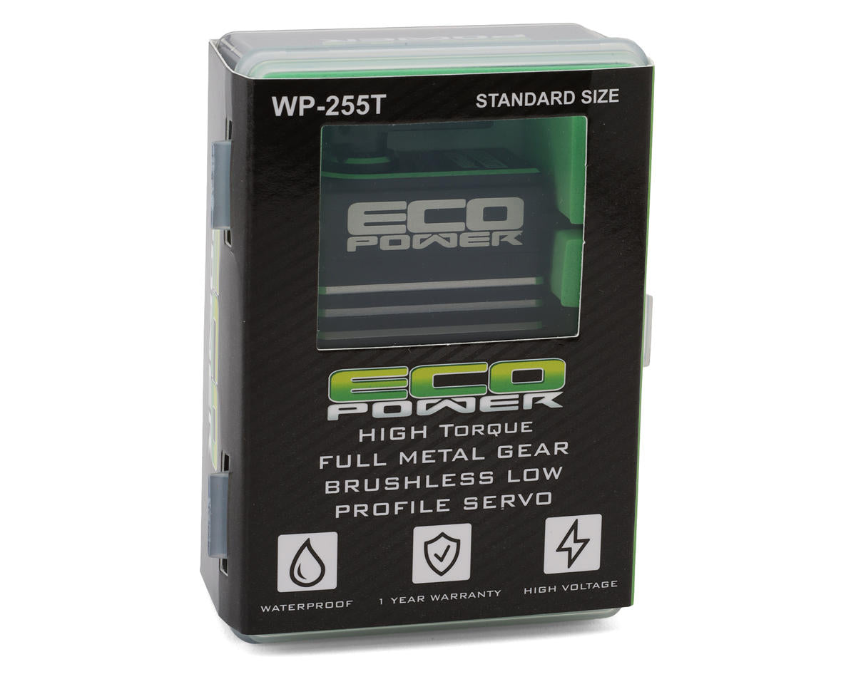 WP255T Low Profile High Torque Metal Gear Brushless Servo (HV) (Waterproof) (Metal Case)