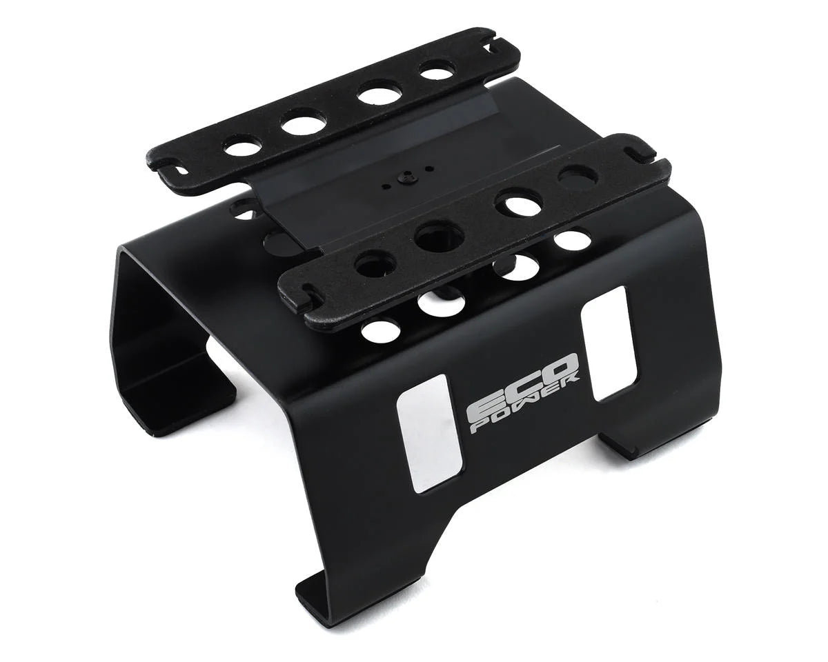 Rotating 1/10 & 1/8 Aluminum Car Stand w/Shock Holder - BLACK
