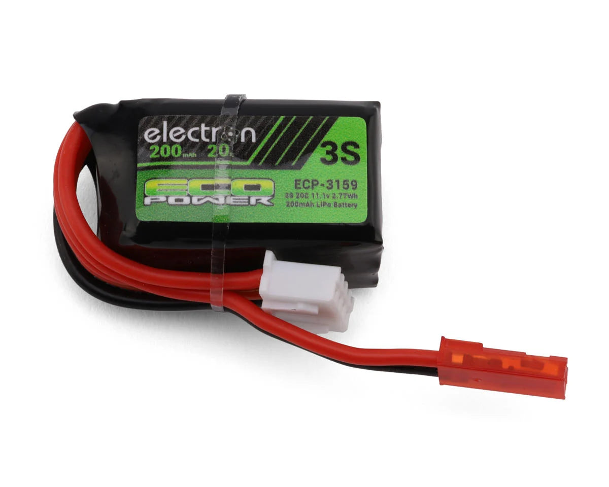 "Electron" 3S 20C LiPo Battery w/JST Connector (11.1V/200mAh) (Redcat Ascent 18 Apex)