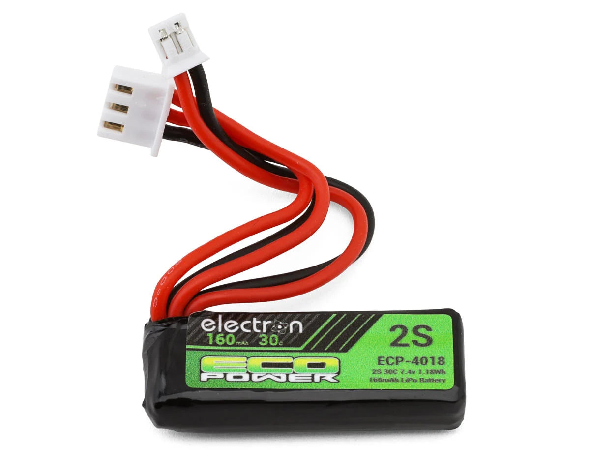 "Electron" 2S 30C LiPo Battery Pack (7.4V/160mAh) (Axial® SCX30™) w/PH2.0 Connector