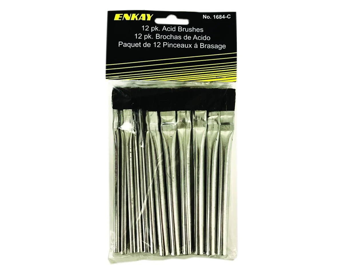 12pc Acid Brush Assortment