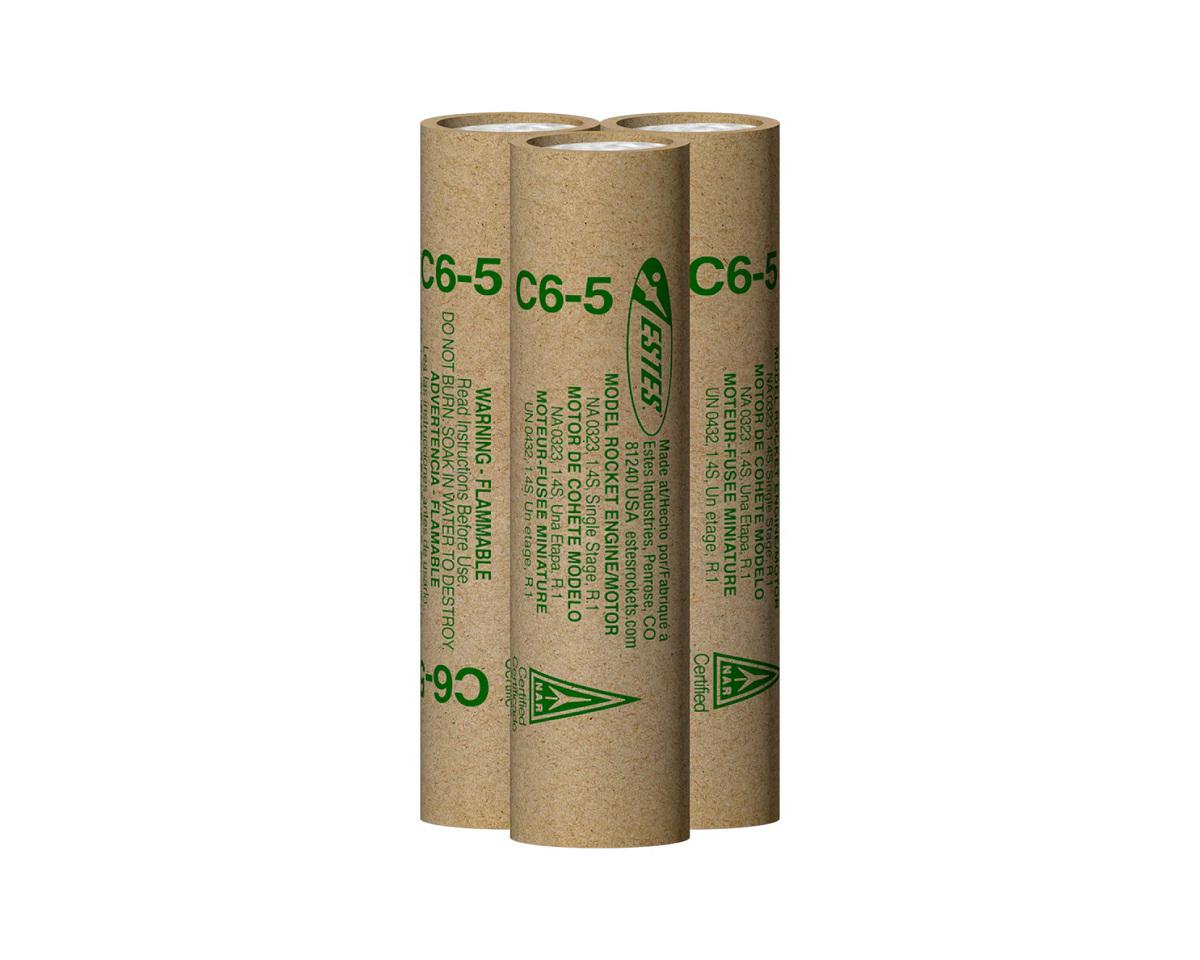 C6-5 Bagged Rocket Engines FP (Flight Pack) (3)