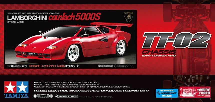 Lamborghini Countach 5000S (TT-02) TAM47527 KIT
