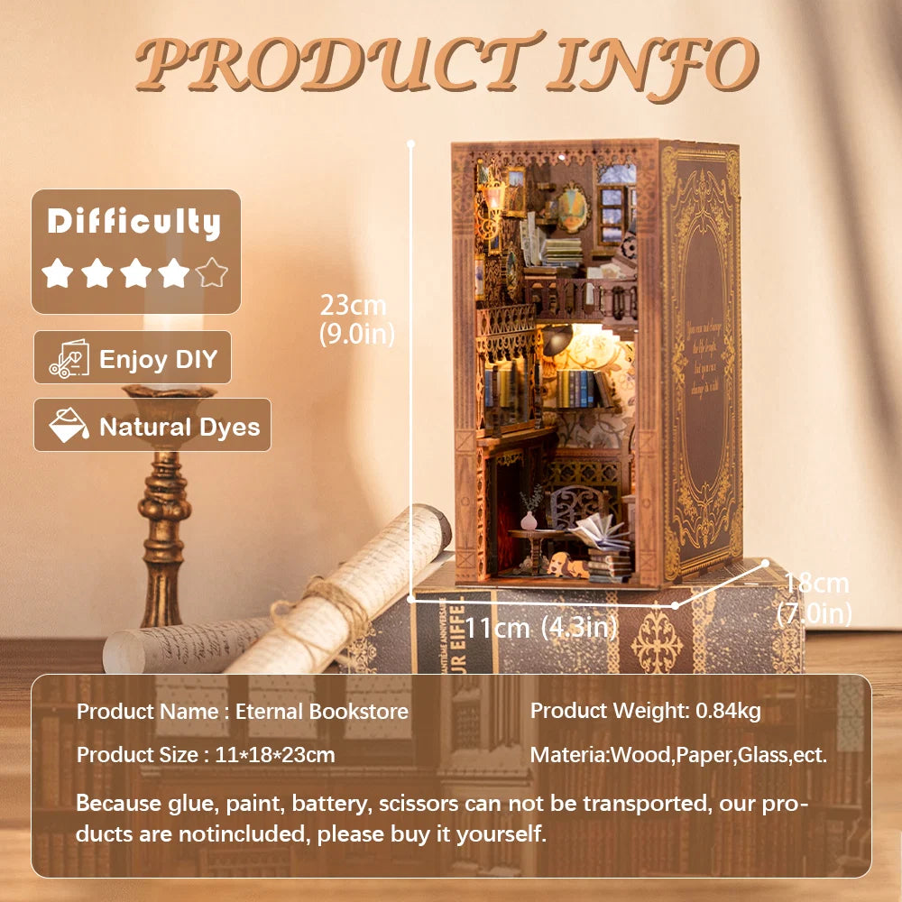 Eternal Bookstore - DIY Miniature House Kit