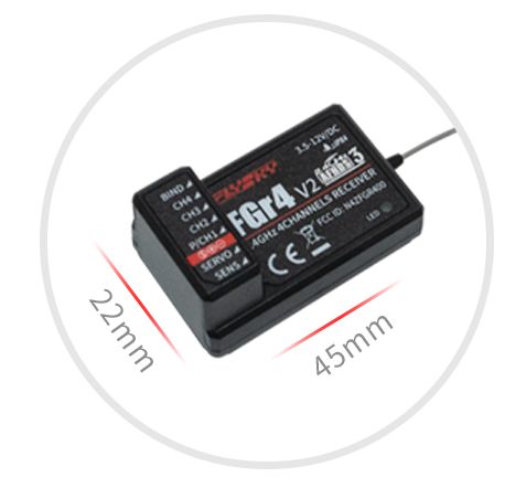 FGR4 2.4Ghz 4 Channel Receiver