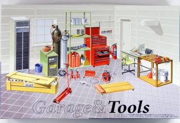 FUJ115054 — 1/24 Garage & Tools No.2