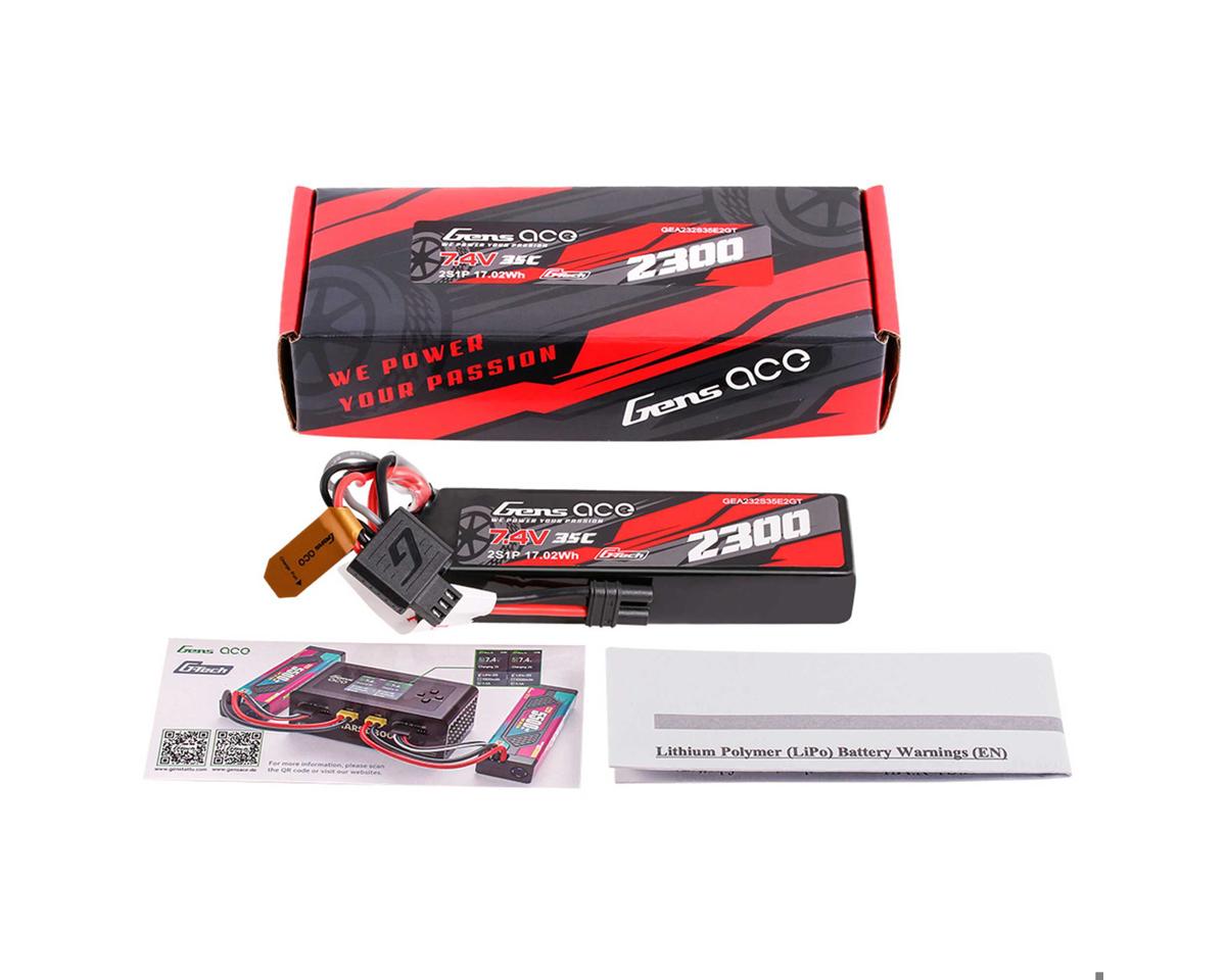 2S 35C G-Tech LiPo Battery Pack (7.4V/2300mAh) w/iEC2 Connector