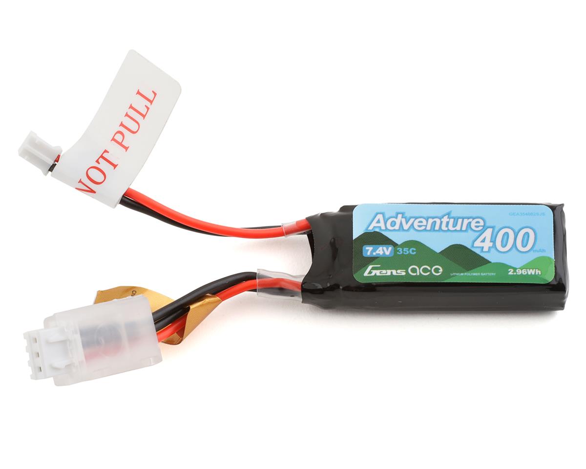 2S LiPo Battery 35C (7.4V/400mAh) (Axial SCX24) w/JST-PHR