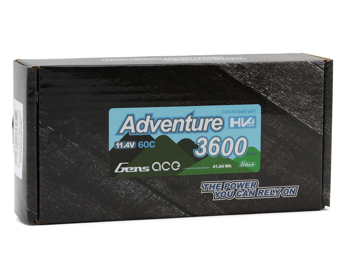 G-Tech Smart 3S LiHV Battery 60C (11.4V/3600mAh) w/Universal Connector