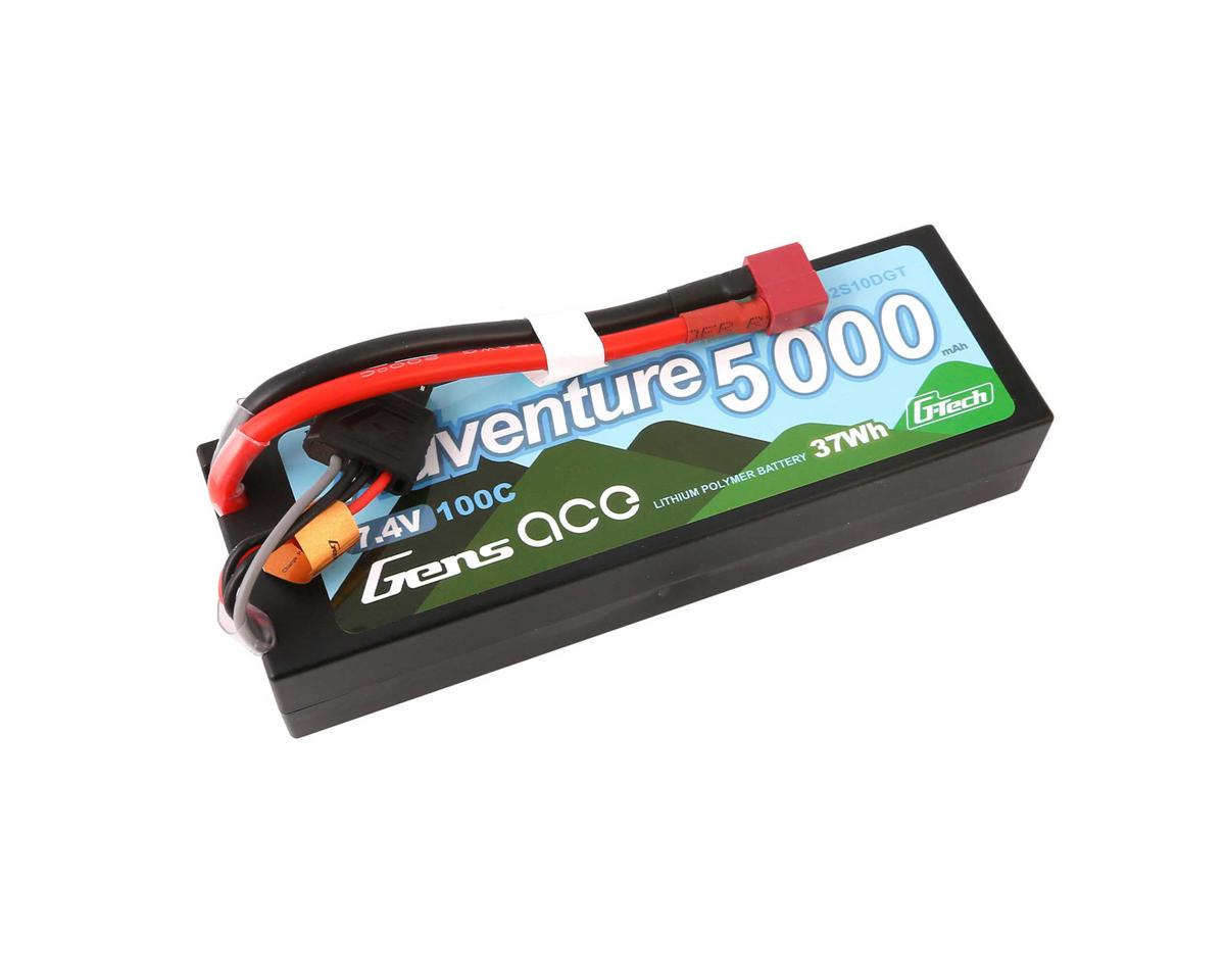 2S 100C G-Tech Adventure Hardcase LiPo Battery (7.4V/5000mAh) w/T-Style Connector