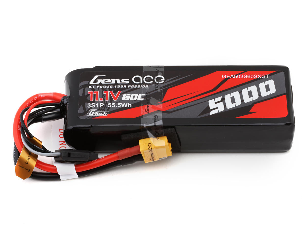 G-Tech Smart 3S LiPo Battery 60C (11.1V/5000mAh) W/XT60