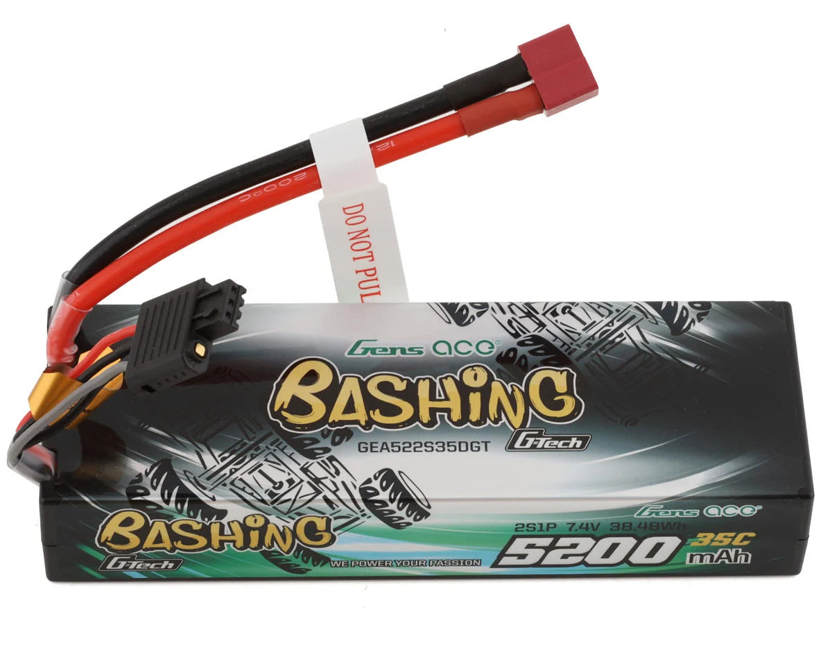 2S G-Tech Smart "Bashing" LiPo Battery 35C (7.4V/5200mAh) w/T-Style