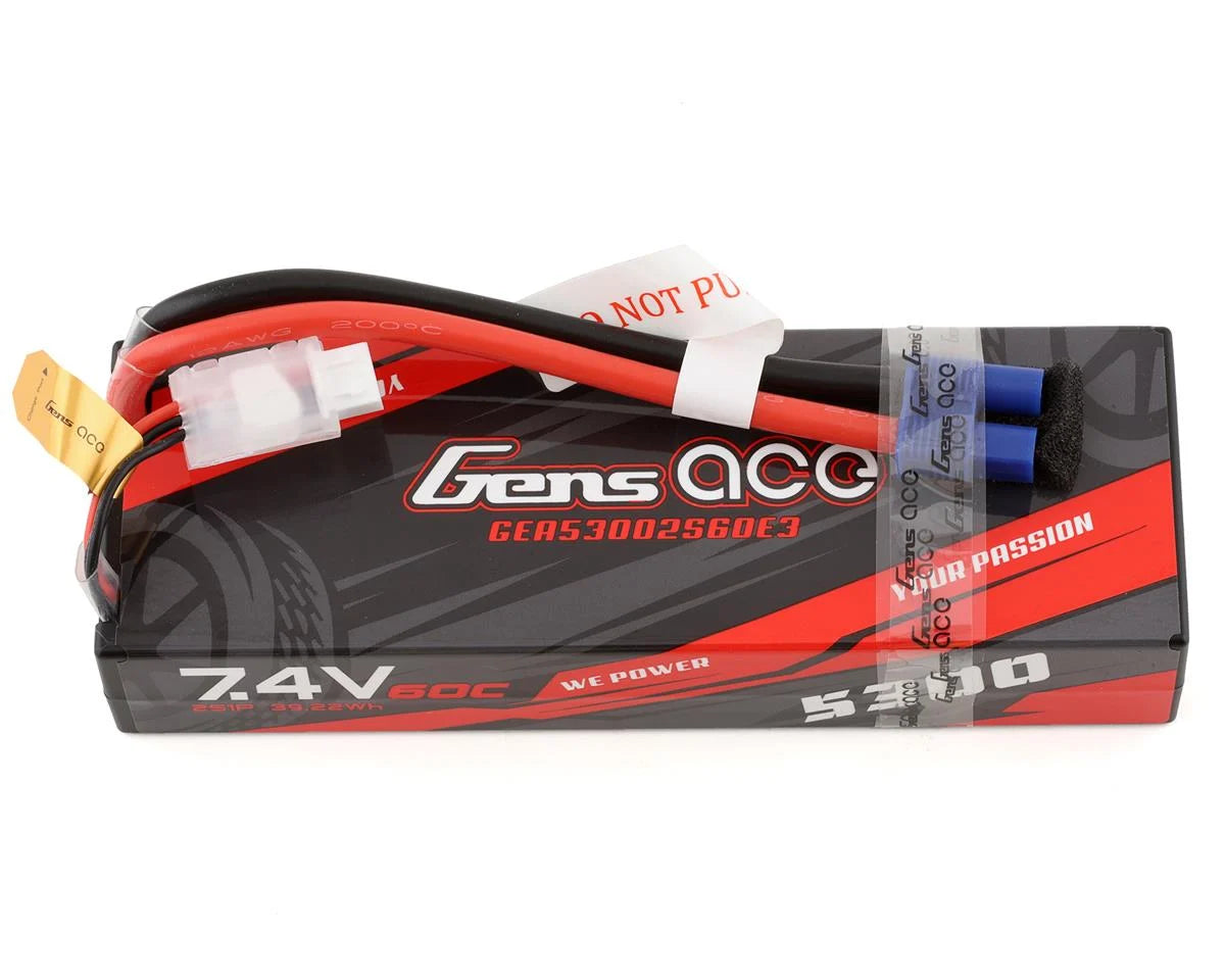 G-Tech Smart 2S LiPo Battery 60C (7.4V/5300mAh) w/EC3 Connector
