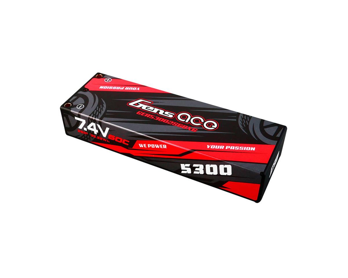 2S 60C Hardcase Lipo Battery (7.4V/5300mAh) w/XT60 Connector