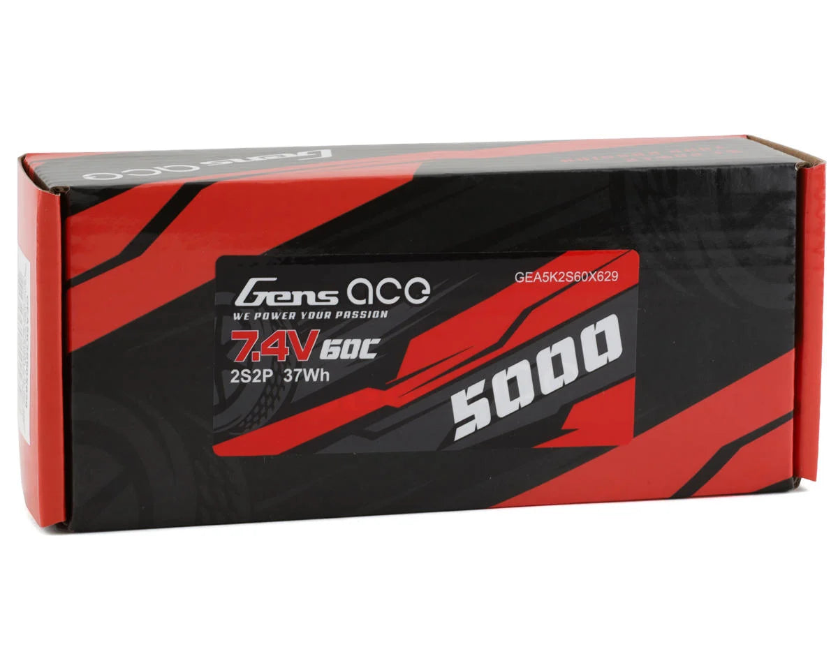 Gens Ace shorty 2s 7.4v 5000mah lipo