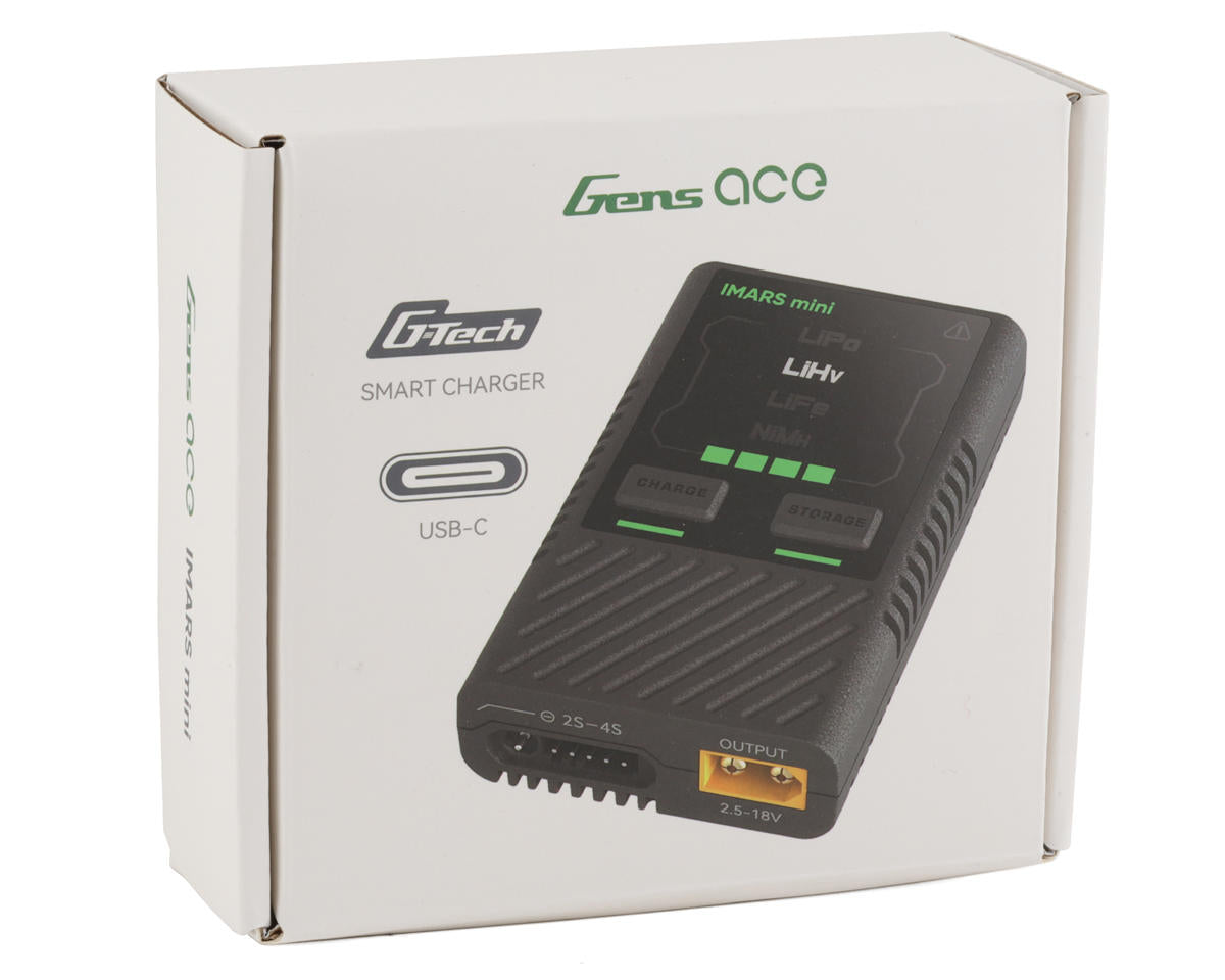 Imars Mini 2-4S USB-C DC Charger (5A/60W) w/65W Power Supply