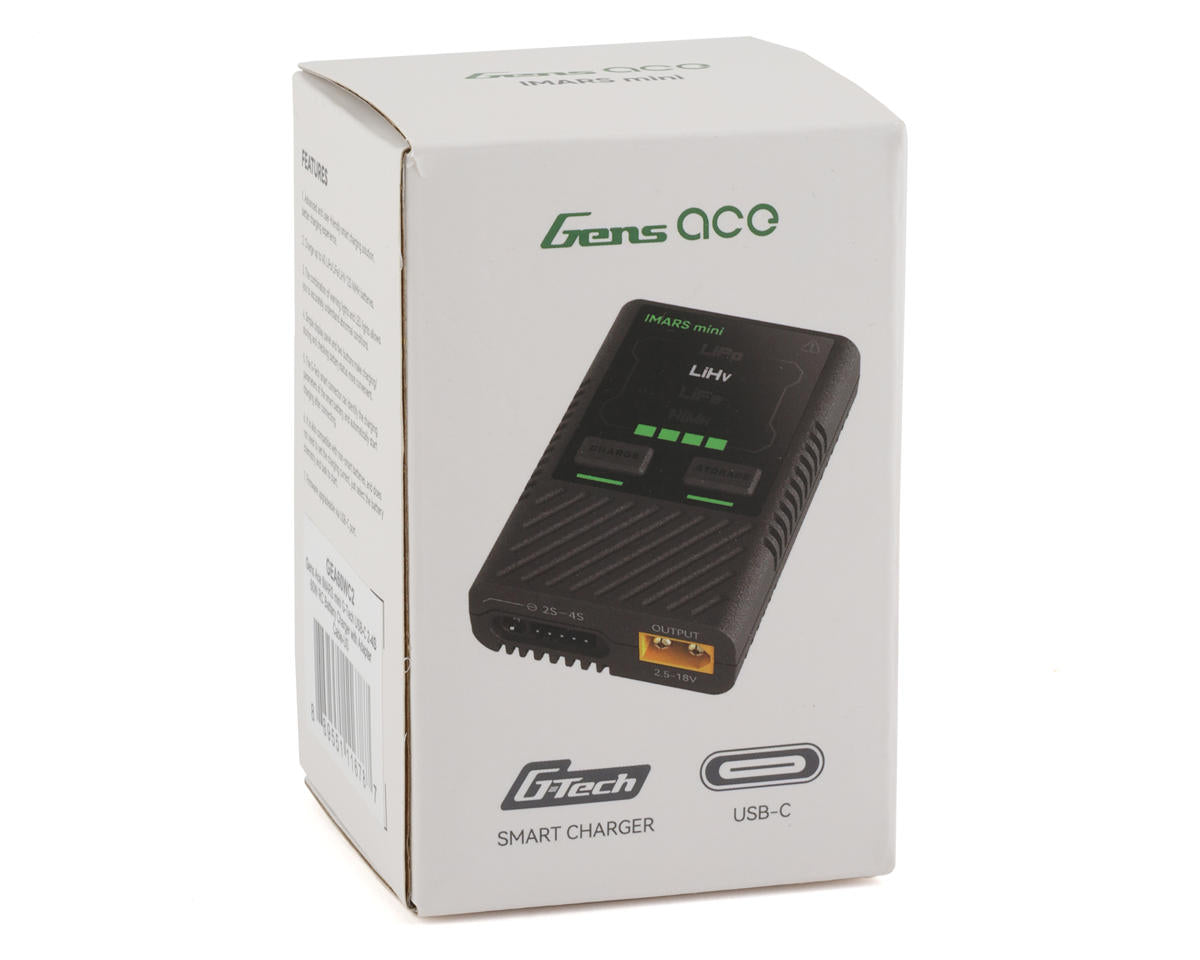 Gens Ace Imars Mini 2-4S USB-C DC Charger (5A/60W)