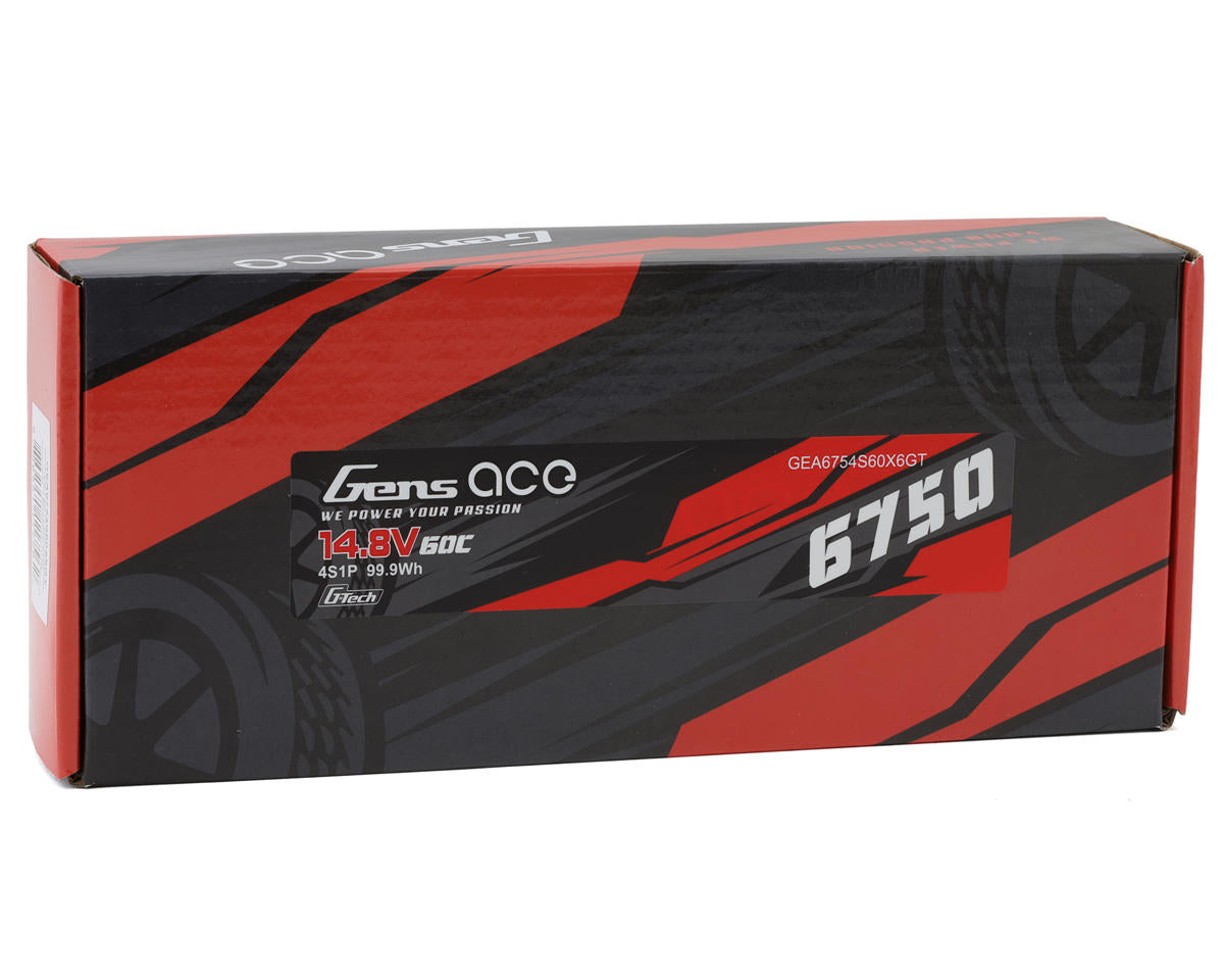Gens Ace G-Tech Smart 4S LiPo Battery 60C (14.8V/6750mAh) w/XT60 Connector