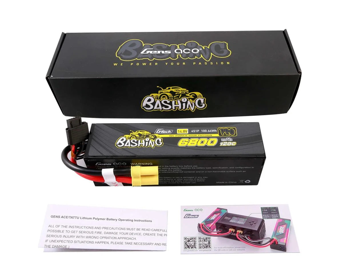 G-Tech 4S Bashing G-Tech Smart LiPo 120C (14.8V/6800mAh)