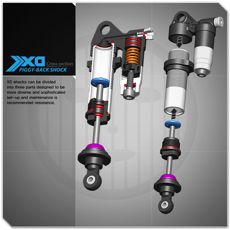 XD Piggyback Shock 113mm (2pcs)