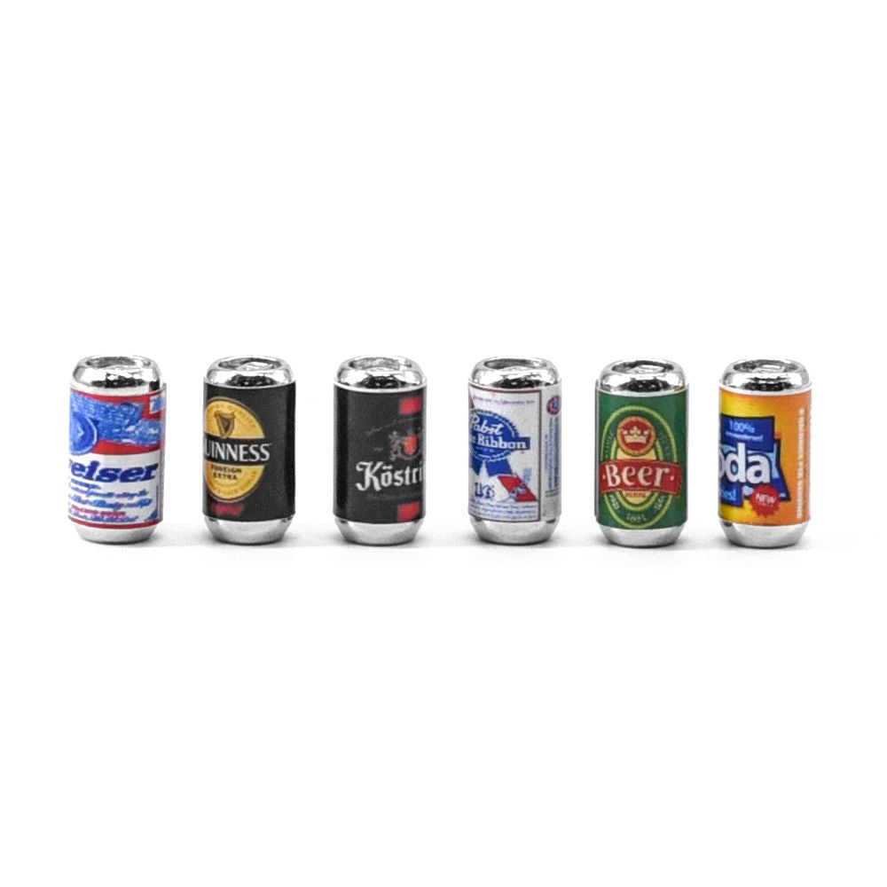 Mini Beer Decorations for 1/24 Cans (x6)