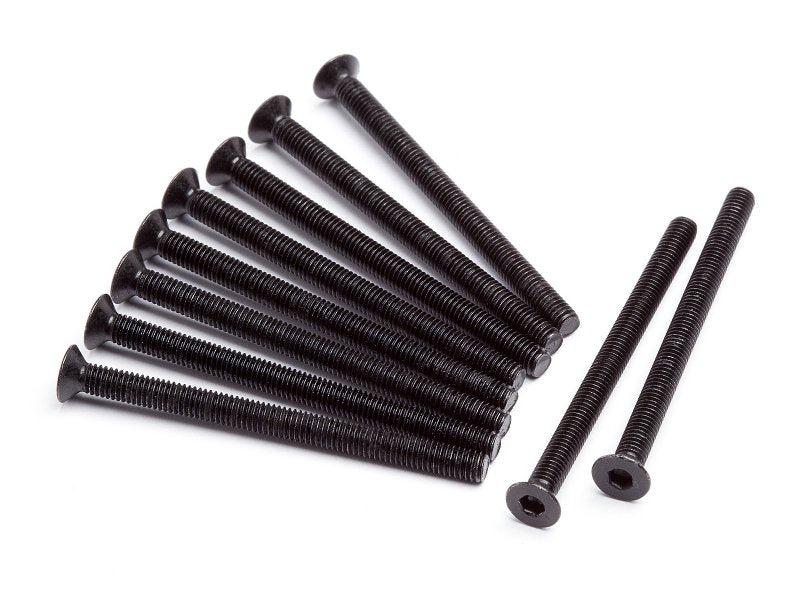 Countersunk / Flat Head Screw, M3X40mm (Hex Socket) (x10)