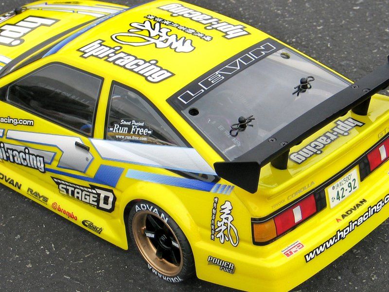 Toyota Levin AE86 CLEAR BODY ONLY (190mm)