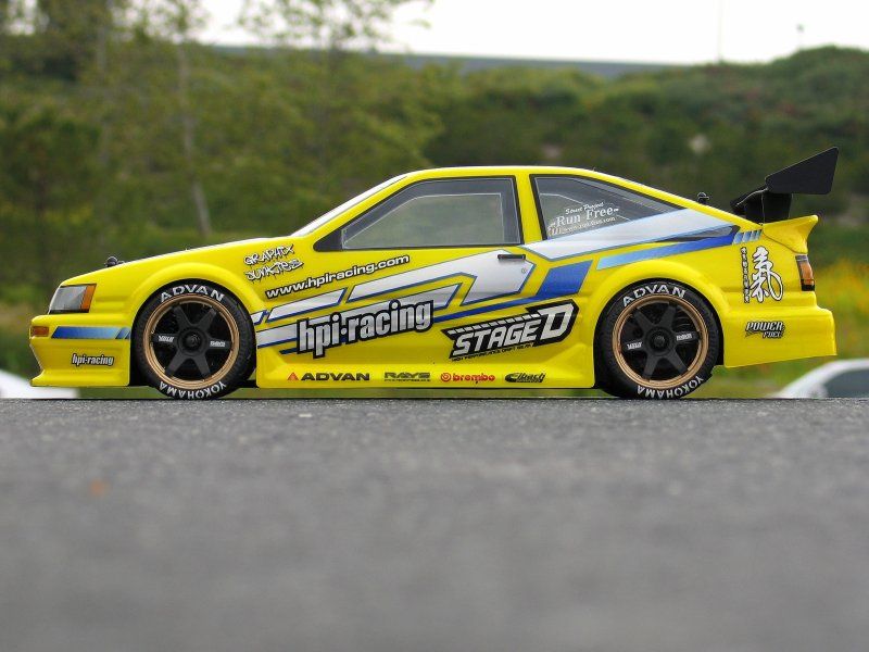 Toyota Levin AE86 CLEAR BODY ONLY (190mm)