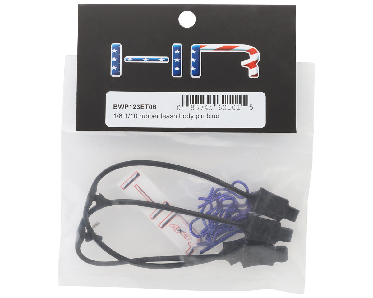 1/8 & 1/10 Body Clip Retainer Set (Blue) (x2) w/Body Clips