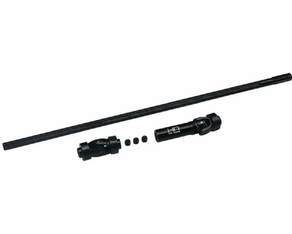 Black Cut to Length Center Driveline with Scale U-Joints, 262mm