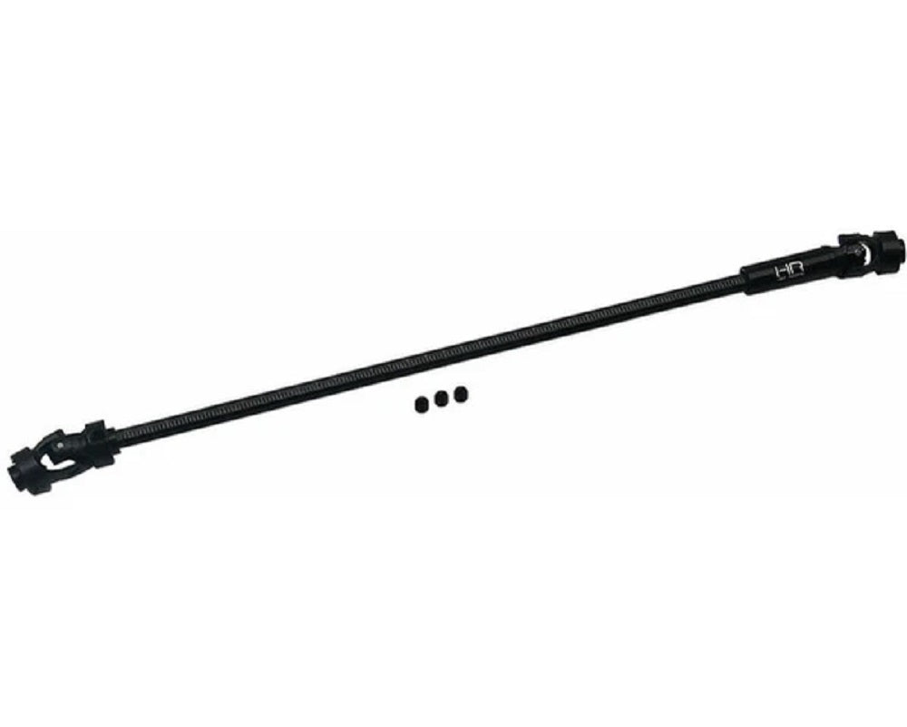 Black Cut to Length Center Driveline with Scale U-Joints, 262mm