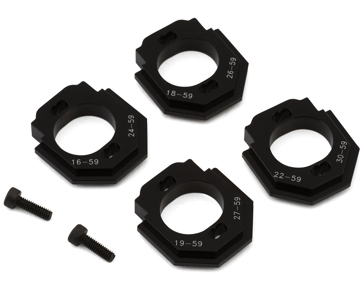 Grom Aluminum Motor Mount Set (Black) (16-27T)