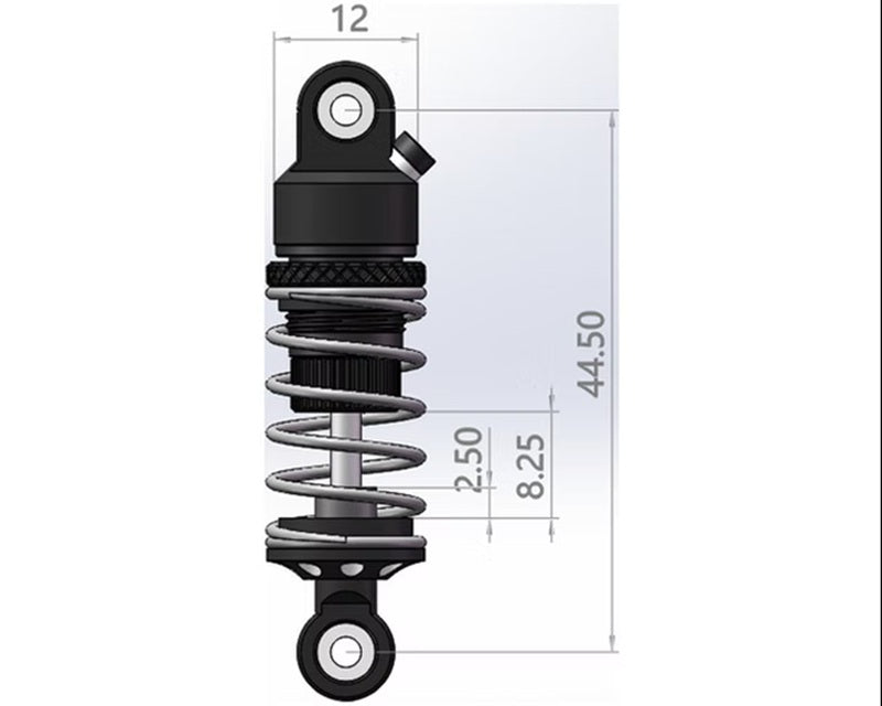 Aluminum Losi Nascar Damper 44.5mm (x2)