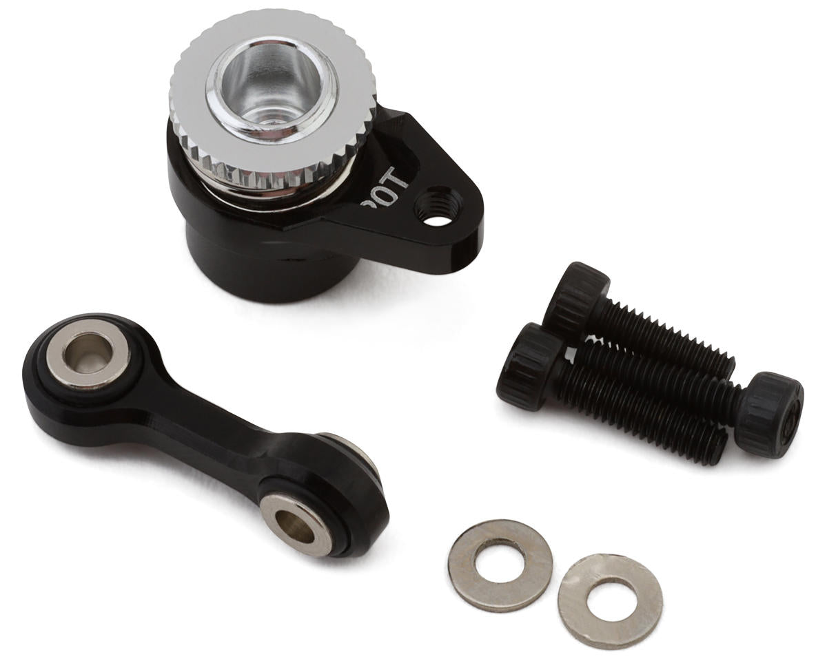 Arrma Grom Aluminum Servo Saver Set (Black) (20T)
