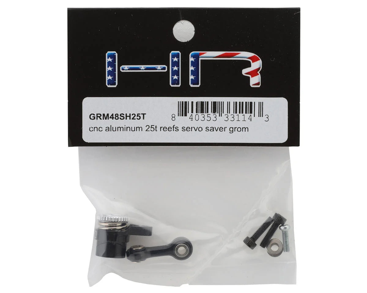 Arrma Grom Aluminum Servo Saver Set (Black) (25T)