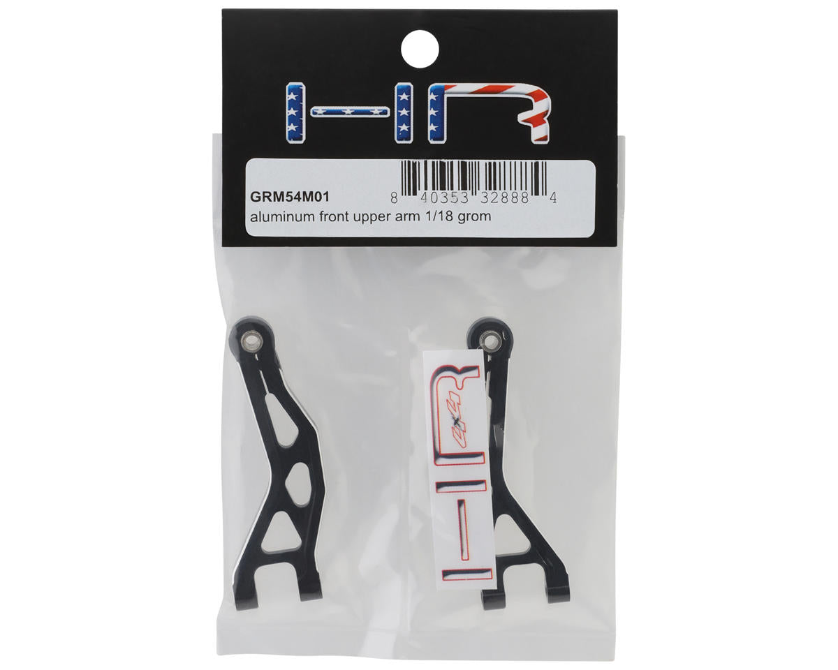Arrma Granite Grom Aluminum Front Upper Arm Set (Black) (x2)