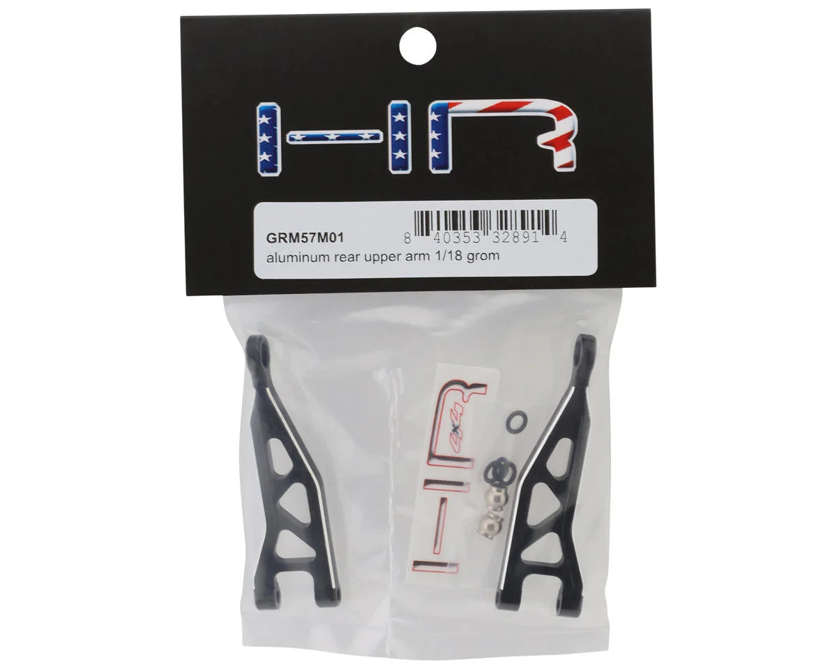 Arrma Granite Grom Aluminum Rear Upper Arm Set (Black) (x2)